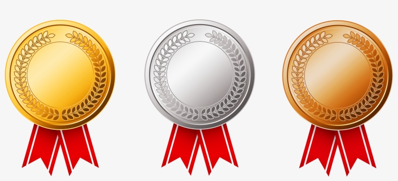 Svg Download Summer Olympics Winter And Copper Transparent - Gold Silver Bronze Medal Png, transparent png