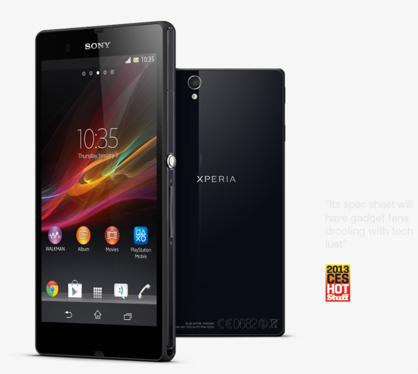 Sony Ericsson Xperia Z Android Smartphone - Sony Xperia Z Price In India 2018, transparent png