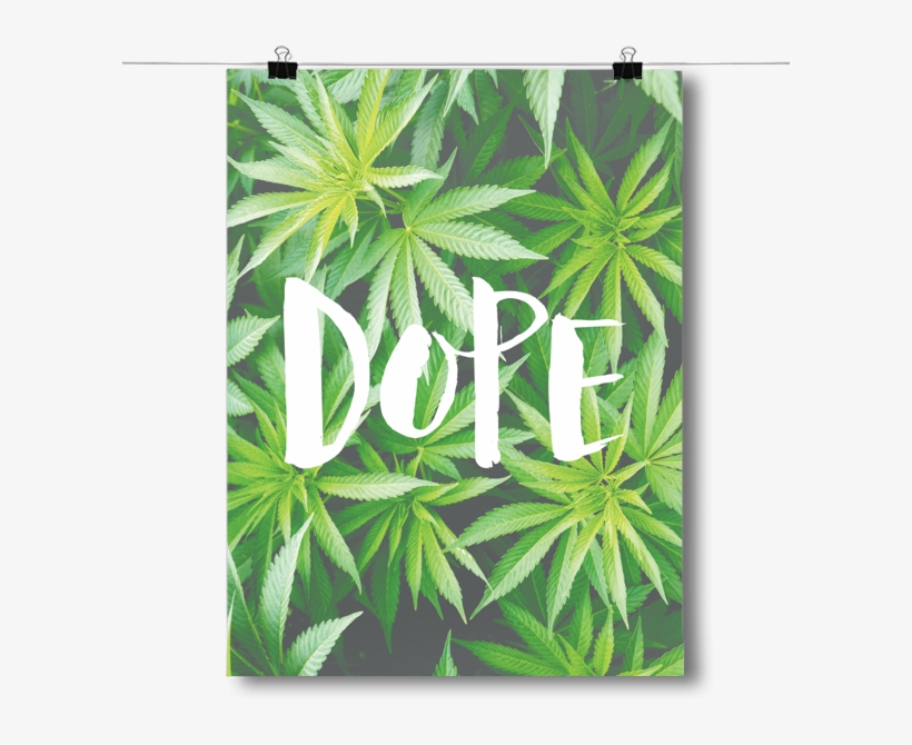 Marijuana Leaf - Inspired Posters Dope - Marijuana Leaf Poster Size, transparent png