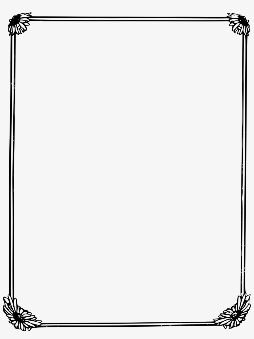 Graphic Black And White Library Clipart Picture Frames - Picture Frame, transparent png