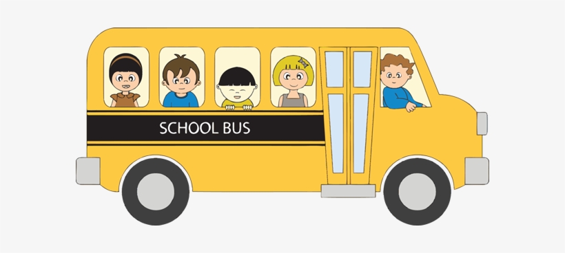 Vector Transparent Clipart Christmas Free On - School Bus Clipart For Kids, transparent png