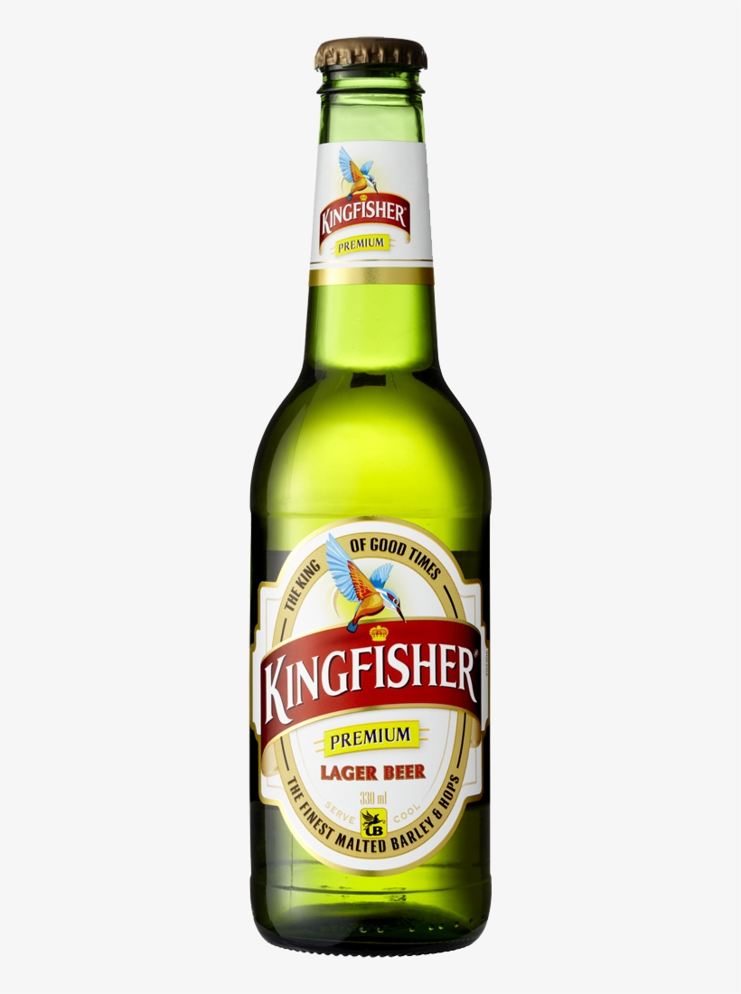 Kingfisher Premium Lager - Kingfisher Beer Bottle Hd - 270x1020 PNG