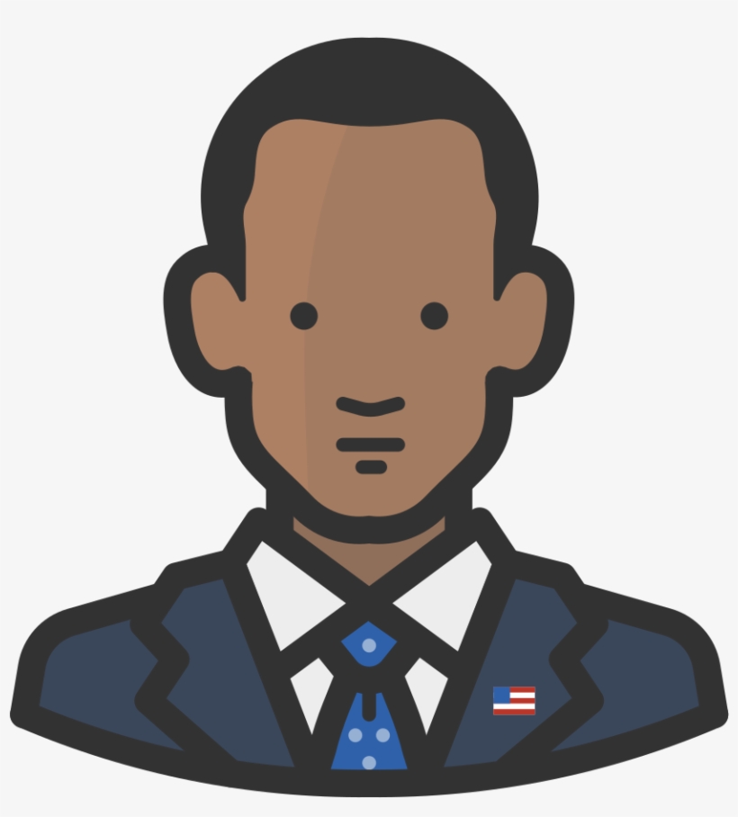 Barack Obama Icon - Obama Icon Png, transparent png