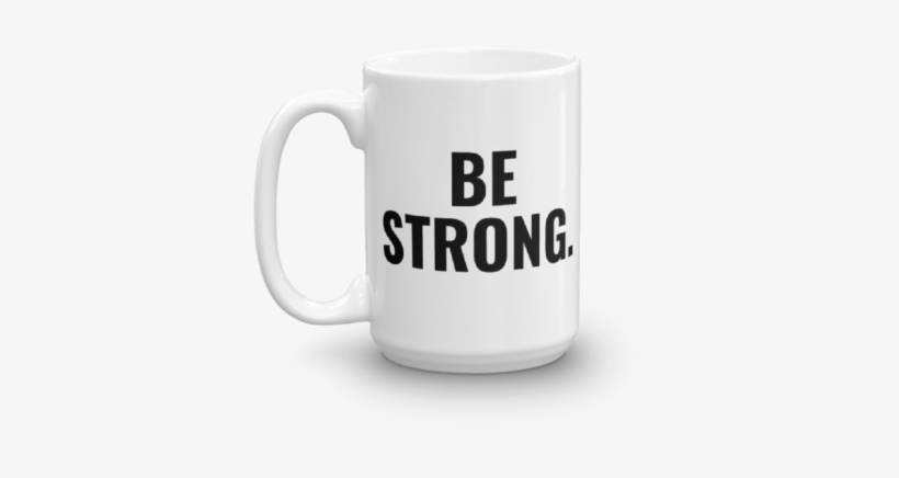 “be Strong” Coffee Mug - Super Sayian Coffee Vegeta Mug, transparent png