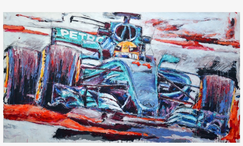 Original Art "hamilton 2017 Mexico" - Modern Art, transparent png
