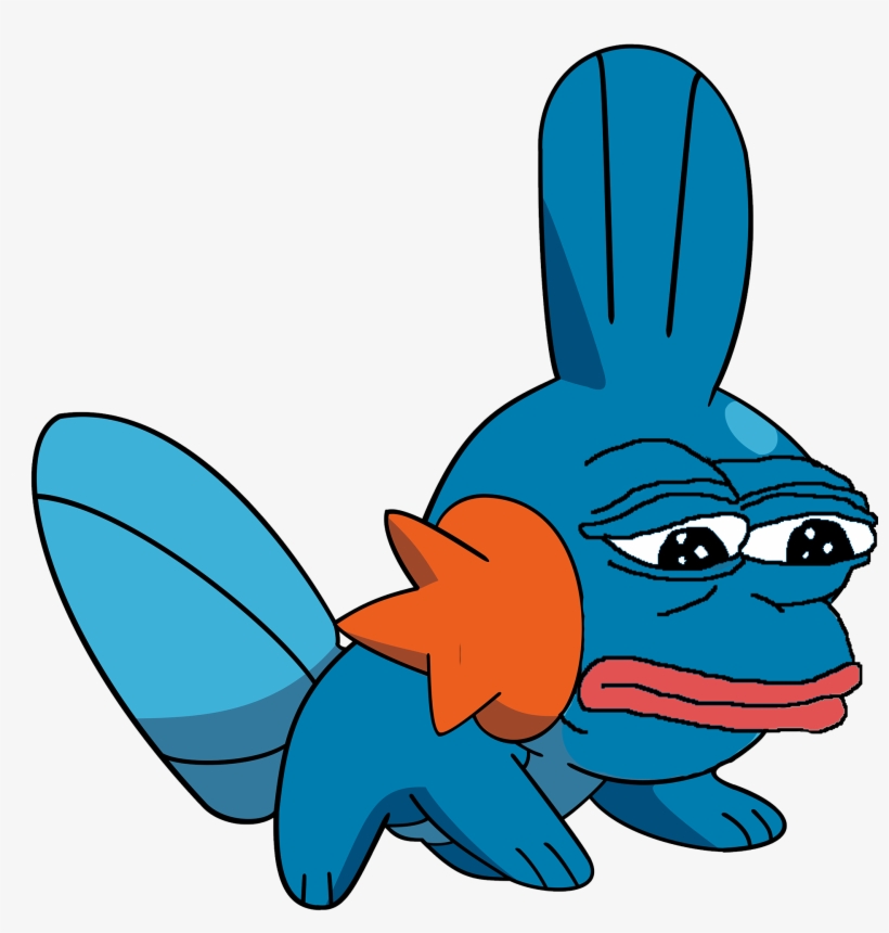 Normies - Mudkip Pepe, transparent png