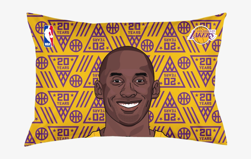Kobe Bryant Limited Edition "20 Years" Pillow Case - Pillow, transparent png