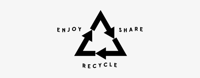 Download Png - Glass Recycle Symbol, transparent png