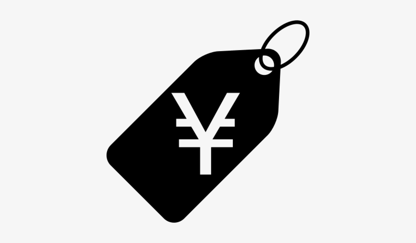Yen Price Tag Vector - Price Icon Pound, transparent png