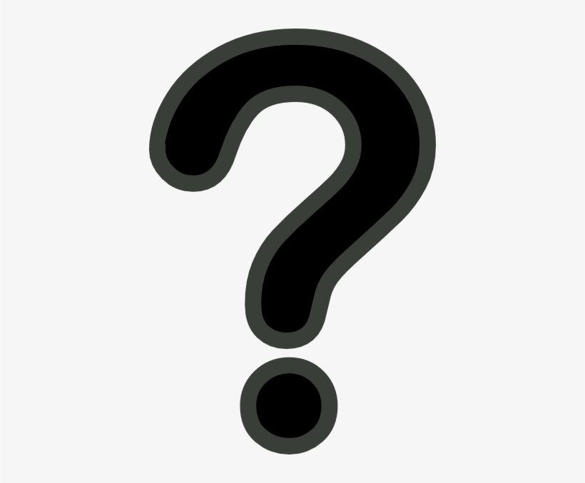 Clip Stock Clip Art Black And White Panda Free - Black Question Mark Vector, transparent png