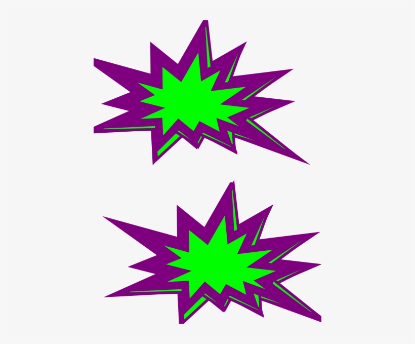 Comic Clipart Starburst - Comic Starbursts, transparent png