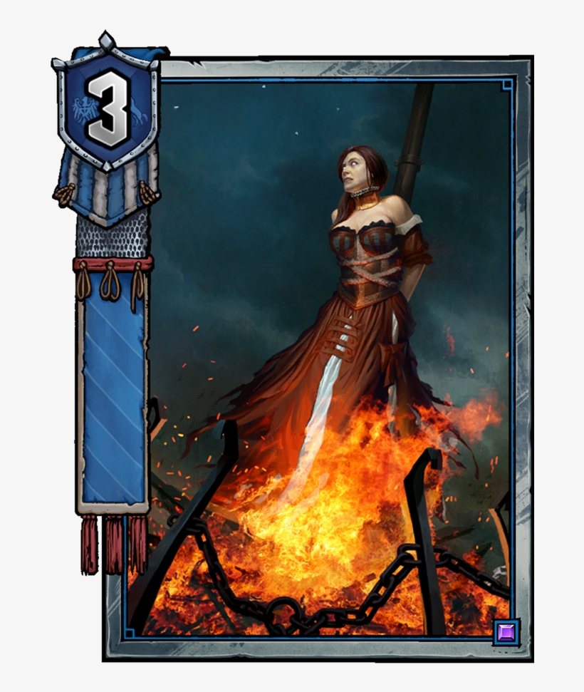 Sabrina Glevissig - Witch Hunter Card Gwent, transparent png