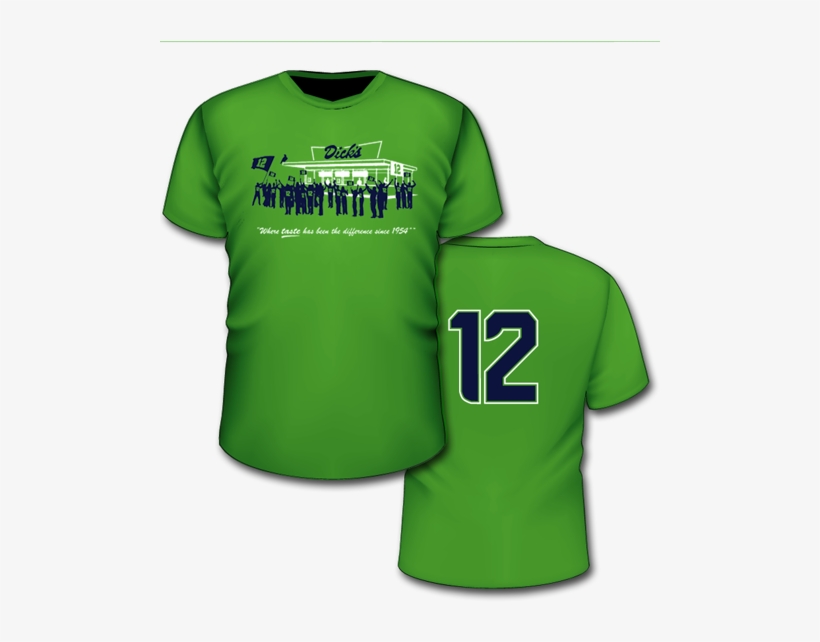 Seahawks12-tshirt - Active Shirt, transparent png