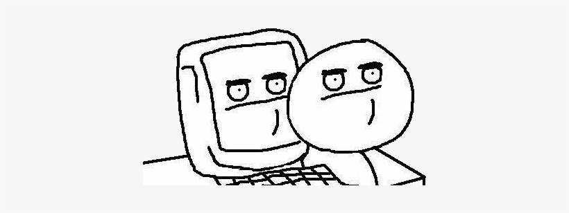 Was The Rage Face Really Necessarily - People Look At Your Screen, transparent png