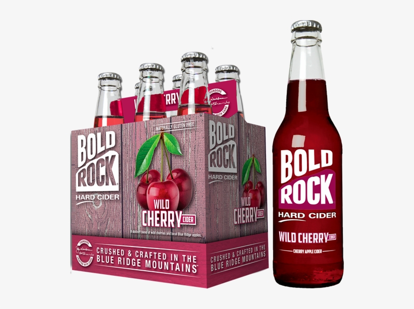 Boldrock Products Cherry - Bold Rock Virginia Hard Apple Cider - 6 Pack, 12 Fl, transparent png