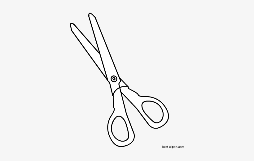 Black And White Scissors Free Clip Art Black And White Craft Clipart