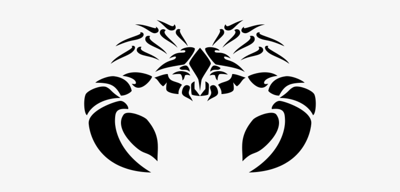 Crab Clipart Tribal - Crab Tribal, transparent png
