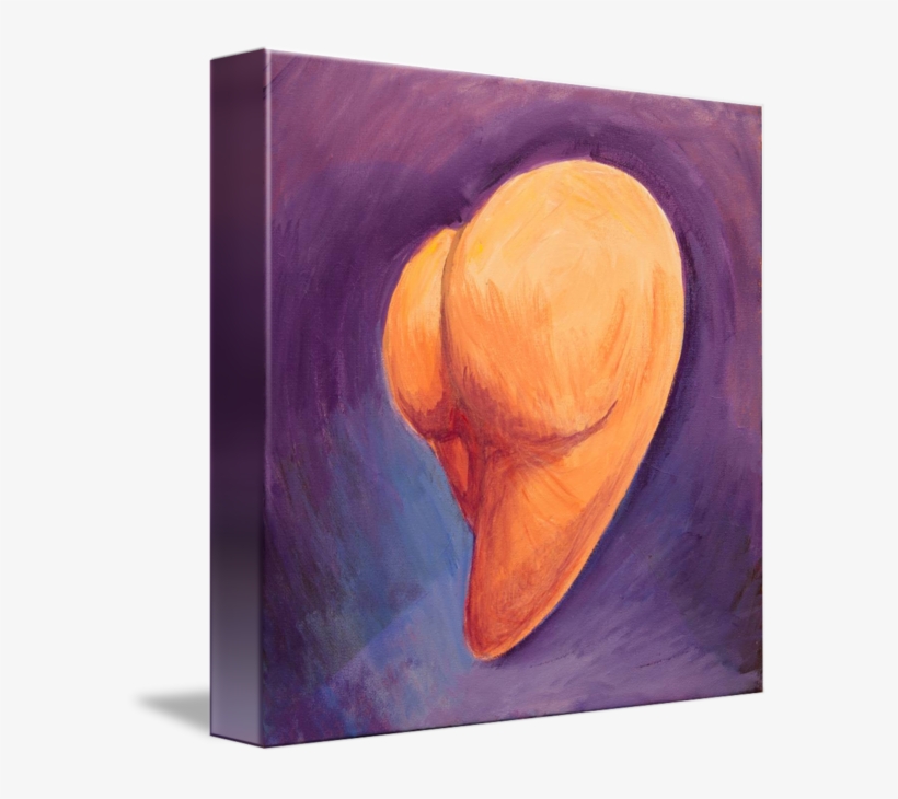 Clip Art Free Stock Heart Shaped Butt Light Study By - Drawing, transparent png