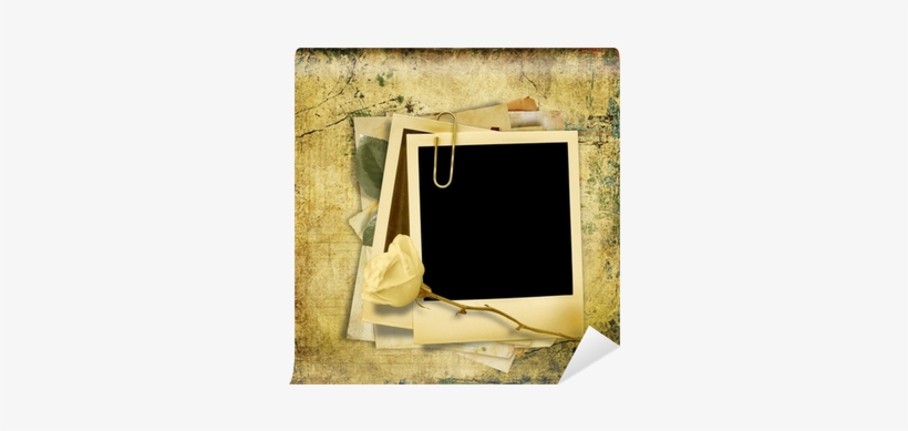 Vintage Shabby Background With Polaro - Photography, transparent png