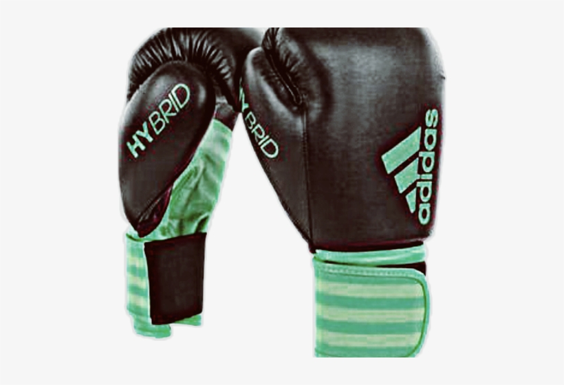 Adidas Hybrid 100 Boxing Gloves - Green Size: 10oz, transparent png