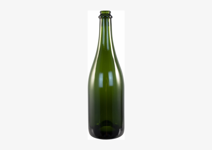 750 Ml Green Champagne Bottles - Champagne, transparent png