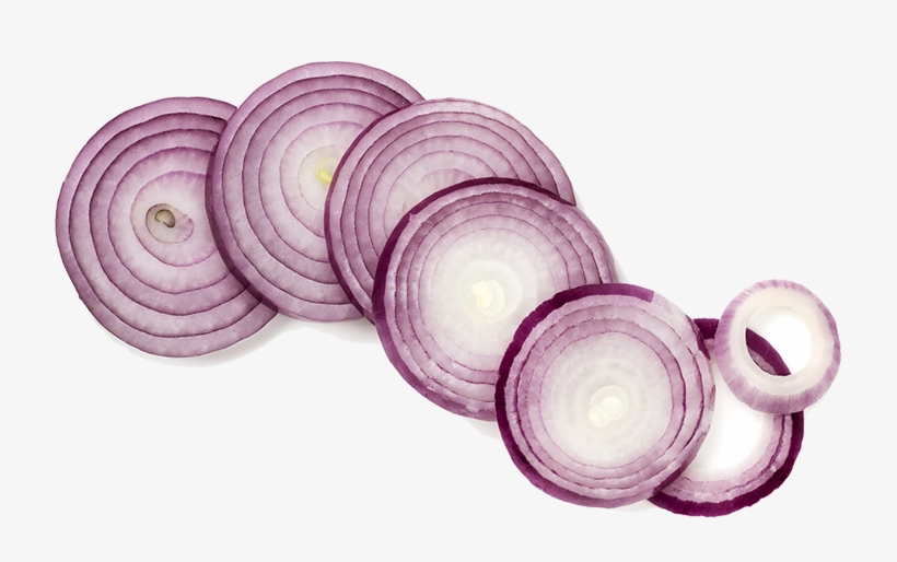Red Onion - Onion Sliced Transparent Png, transparent png