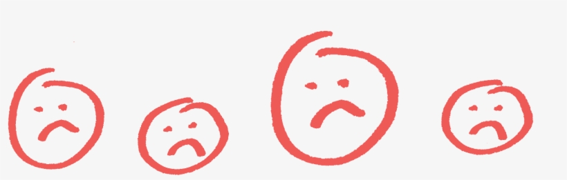 Sad Face, transparent png