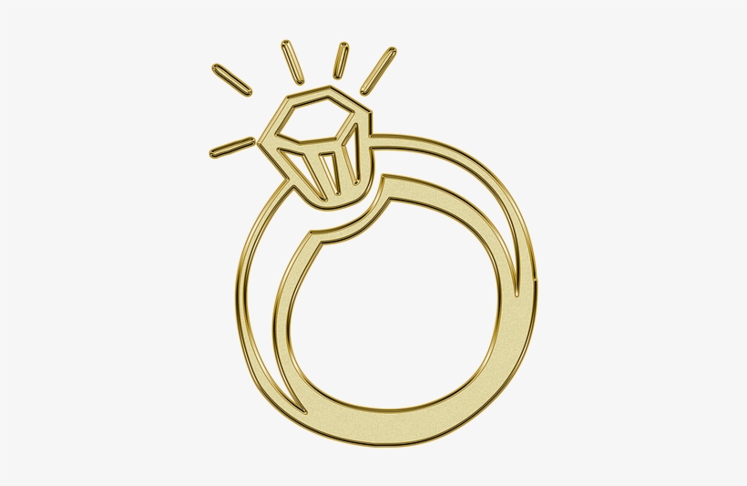 Ring, Gold, Golden, Symbol, Glitter, Wedding - Gold, transparent png