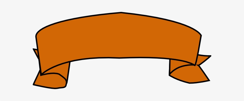 Clipart Info - Orange Banner Clip Art, transparent png