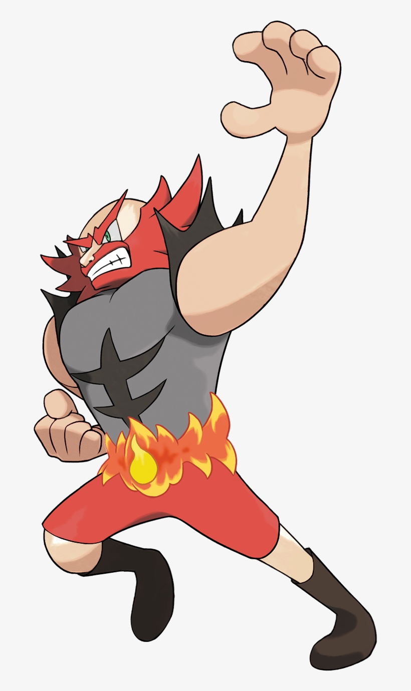 Human Incineroar, transparent png