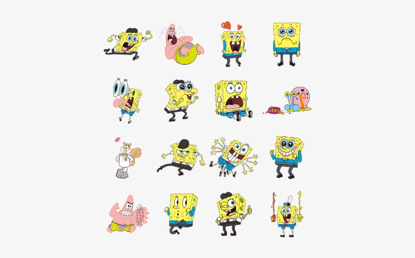 สติ๊กเกอร์ ส ปอง บ๊ อบ, transparent png