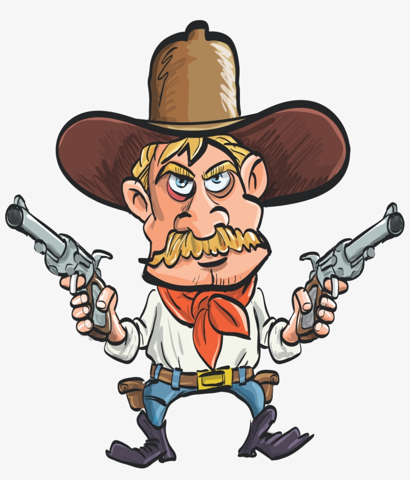 More From My Site - Cartoon Cowboy, transparent png