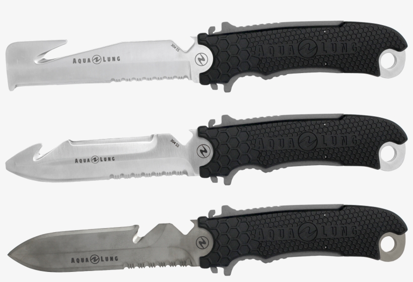 Big Squeeze Knives - Aqualung Big Squeeze Titanium Knife, transparent png