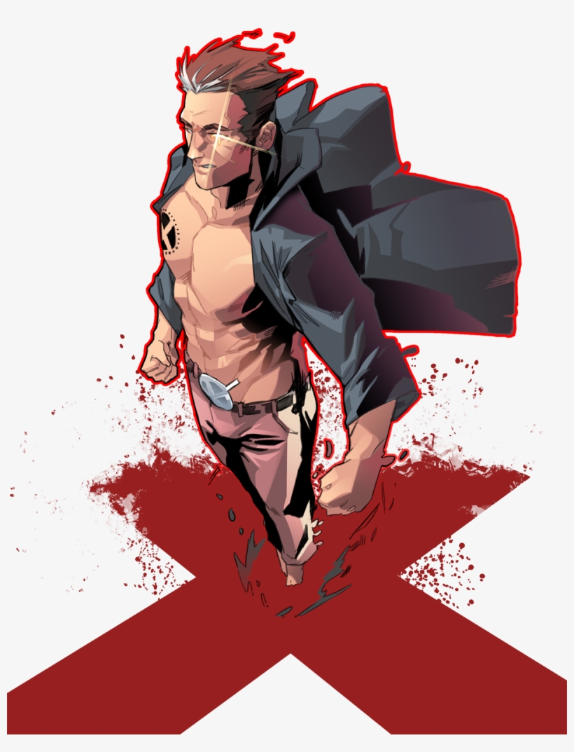 What's With Marvel And Having One Eye Glow - Nate Grey Marvel Art, transparent png