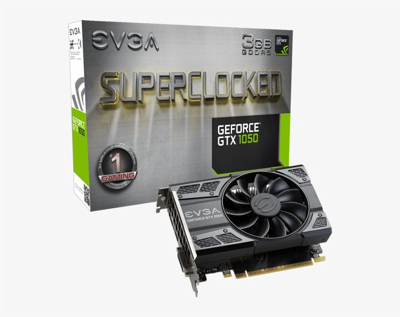 Evga Geforce Gtx 1050 Sc Gaming, 03g P4 6153 Kr, 3gb - Evga Gtx 1050 Sc 2gb Gddr5, transparent png