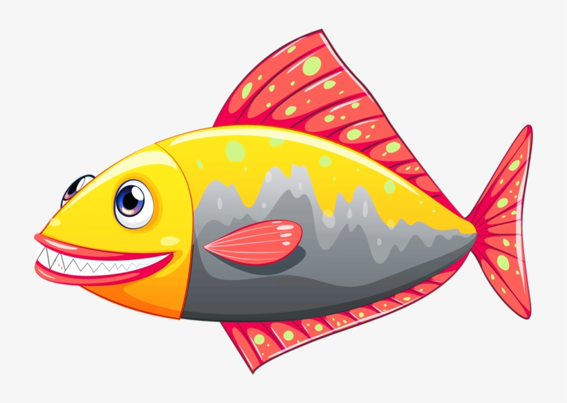 Goldfish Clipart Ish - Peces Dibujo Coloreados, transparent png