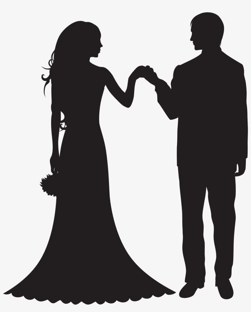 Bride And Groom Png Clipart, transparent png