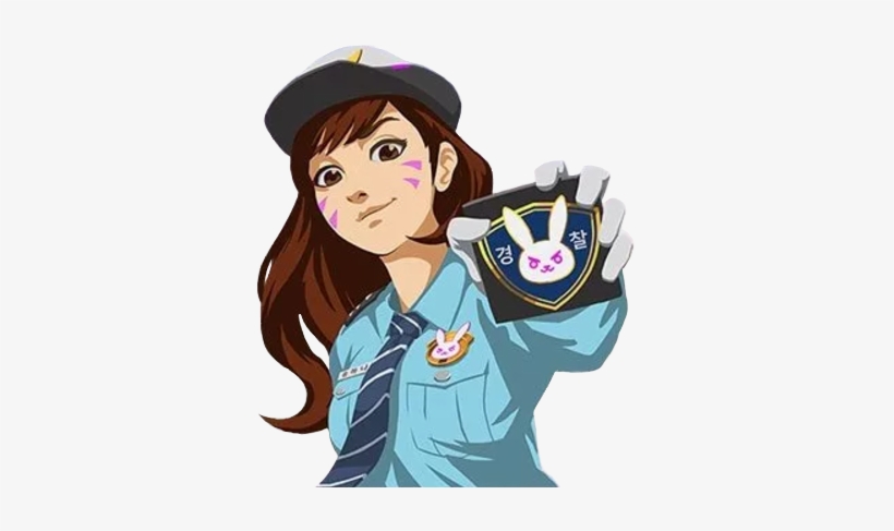 Fate Was Just - Officer D Va Skin, transparent png
