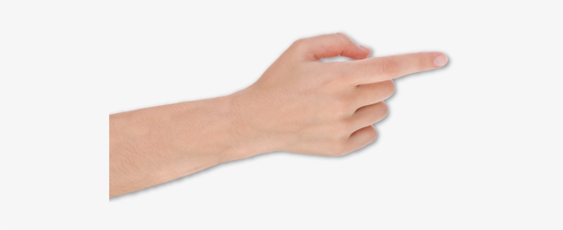 Earcare Now Has Financing - Finger Pointing Arm Png, transparent png