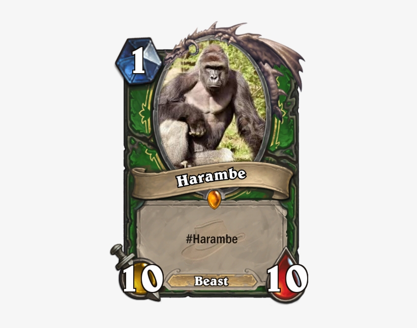 #harambe - 7 Mana 4 2, transparent png