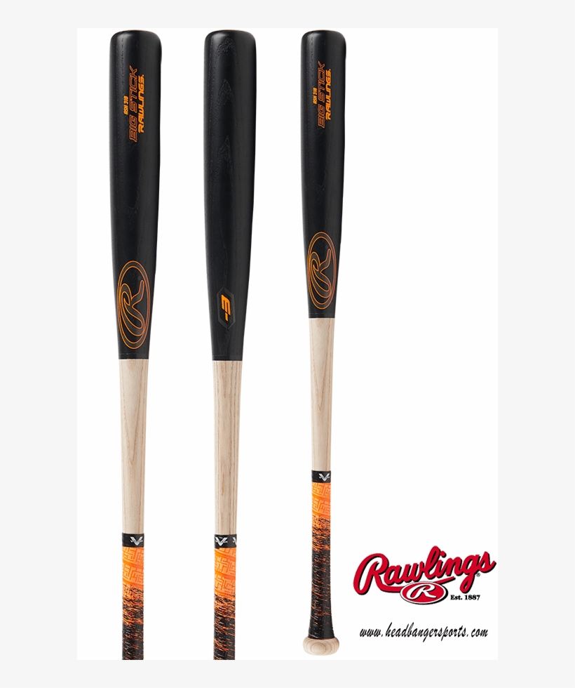Rawlings Big Stick Adult Ash Wood Baseball Bat - Rawlings Baseball, transparent png