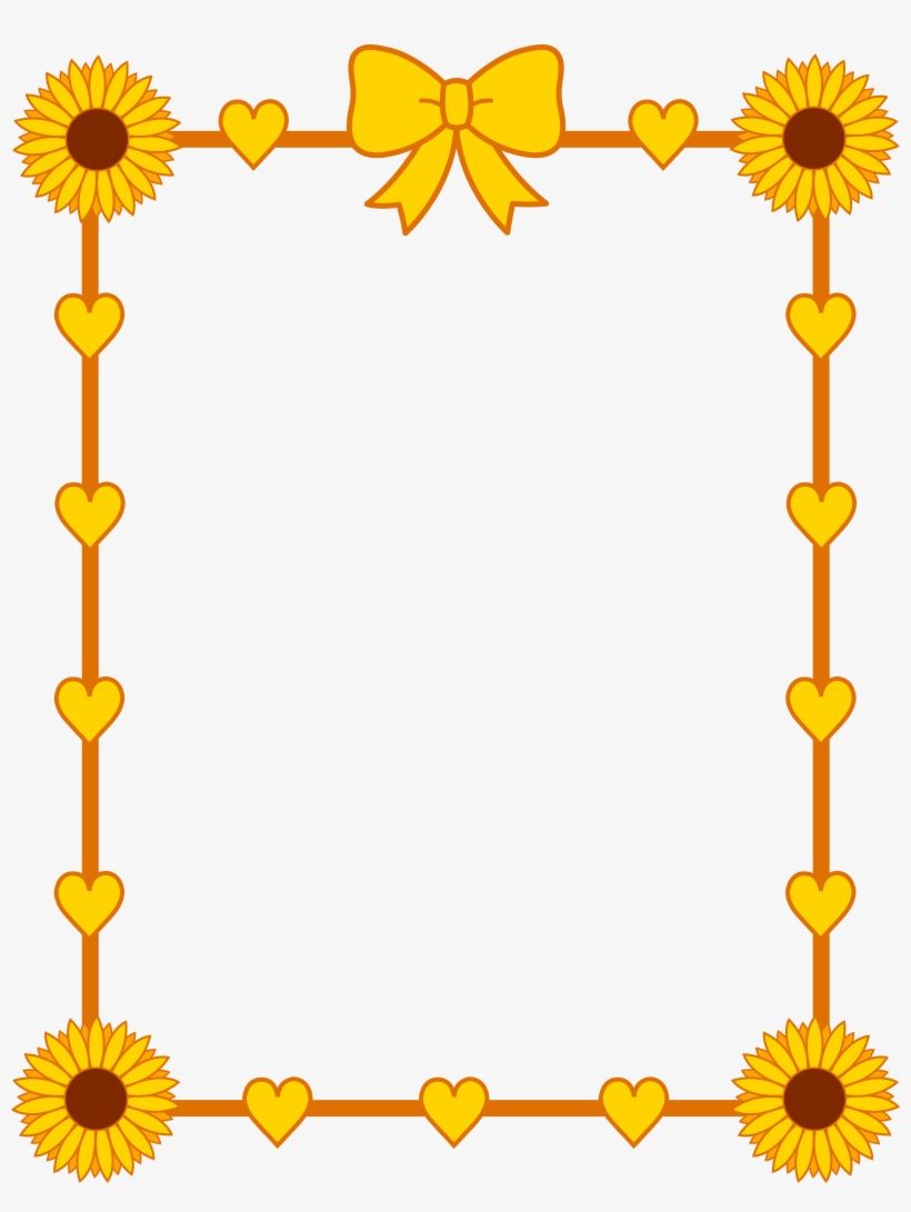 Yellow Border Frame Png Photo Png Mart, transparent png