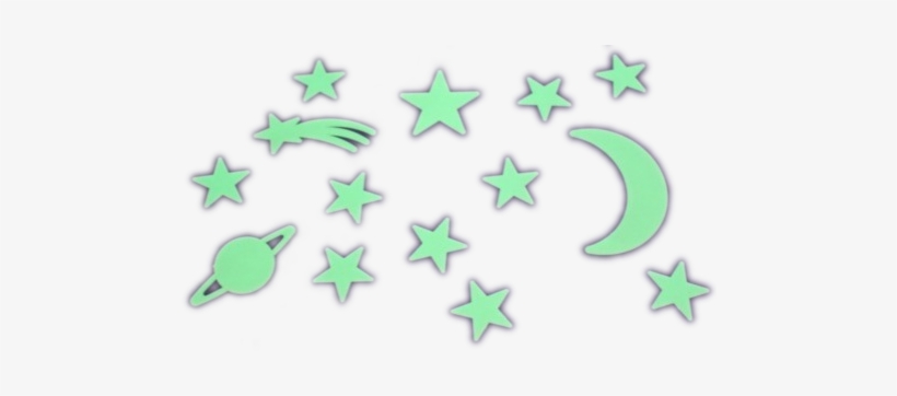 Stars Glow In The Dark Transparent Minex - Glow In The Dark Transparent, transparent png