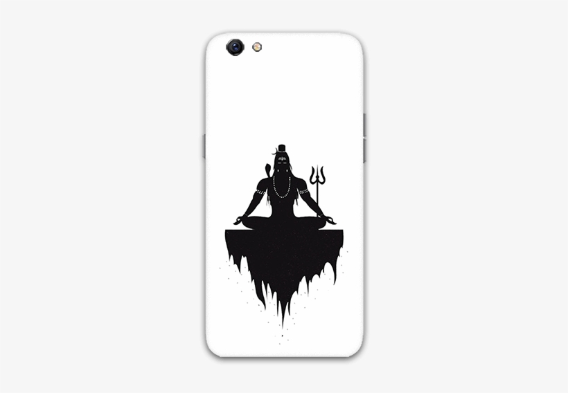 Lord Shiva Meditation Oppo F3 Plus Mobile Back Case - Mahadev Black, transparent png