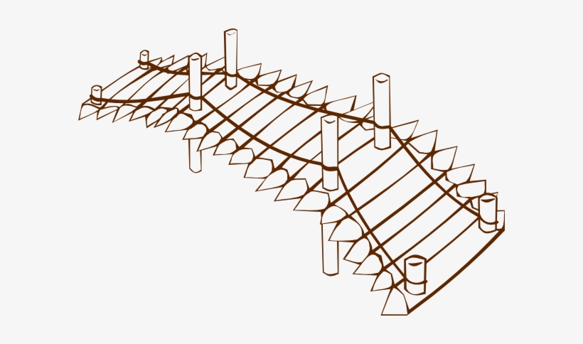 Wooden Bridge Svg Clip Arts 600 X 404 Px, transparent png