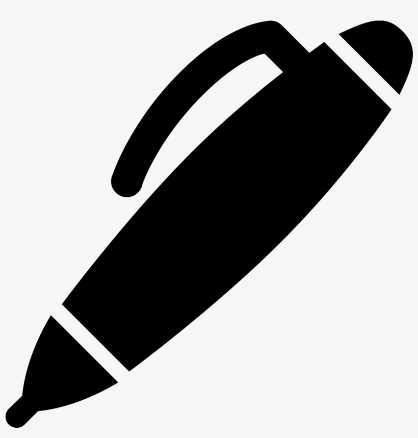Vector Transparent Library Kugelschreiber Icon Kostenloser - Black Pen Icon, transparent png
