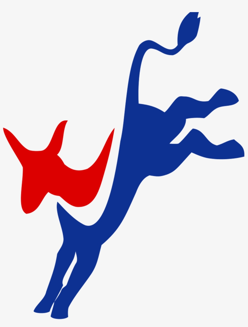 Democrats Logo Donkey Png - Democratic Party Logo, transparent png