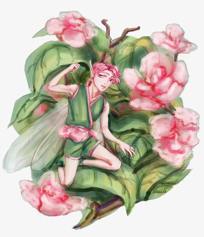 #mastoart #art #creative #creativetoots #nature #fairy - Garden Roses, transparent png