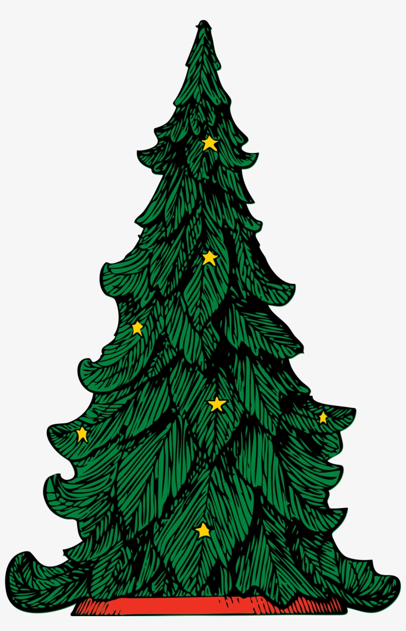Christmas Tree Illustrations Free, transparent png