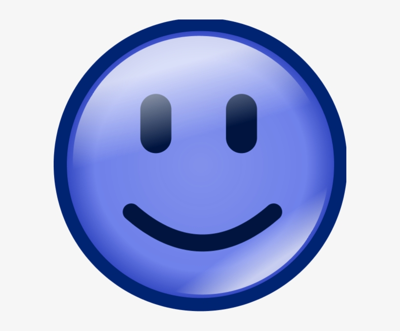Smiley Face Vector Clip Art - Smiley Face Color Blue, transparent png